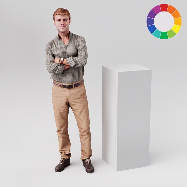 Square Retail Display Plinths